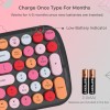 iGear KeyBee Wireless Keyboard with Mouse 2.4GHz Customizable Pink and Grey
