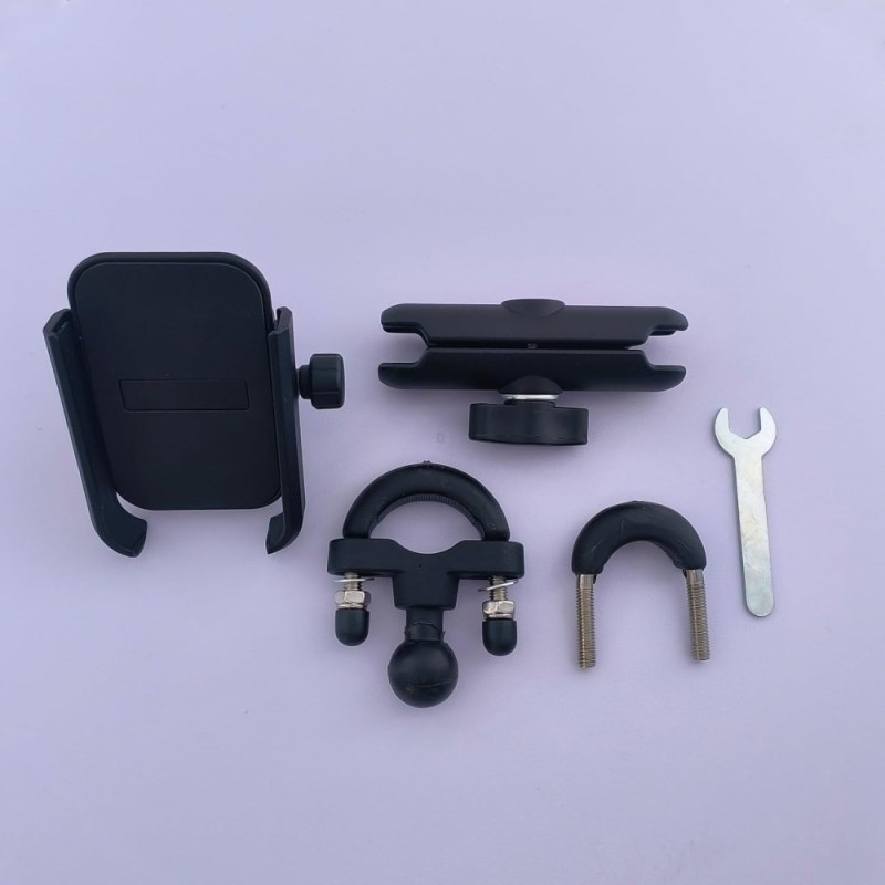 INEFABLE Aluminium Alloy Mobile Phone Holder Bikemobile_Holder_01 Dual 360° Rotation, Universal 1/4" Mount, Mobile Holder