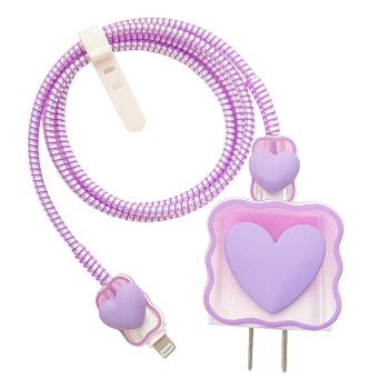 INEFABLE Charger Case Cover Protector INE_Pro_0001 Full Protection Purple Heart