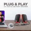Intex IT-120 2.0 USB Computer Multimedia Speaker 10W RMS Orange