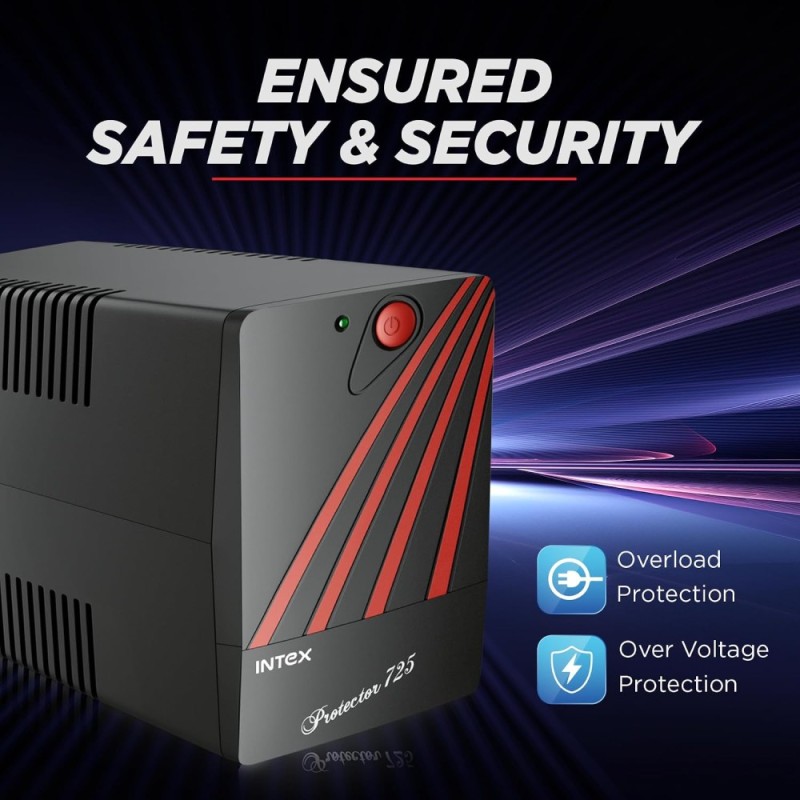 Intex UPS Protector 725 360W Output Power Black