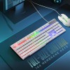 Intex Wired Gaming Keyboard Mouse Combo IT-KB334 RGB Backlit 104 Keys Spill Resistant White
