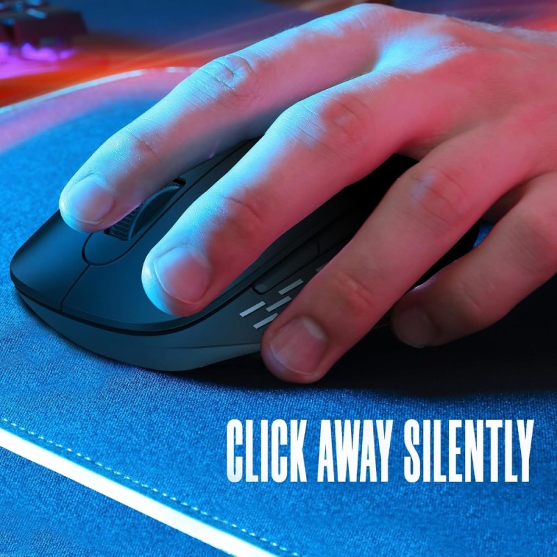 Intex Wireless Mouse IT-WM201 Flow 1600 DPI 6 Buttons Black