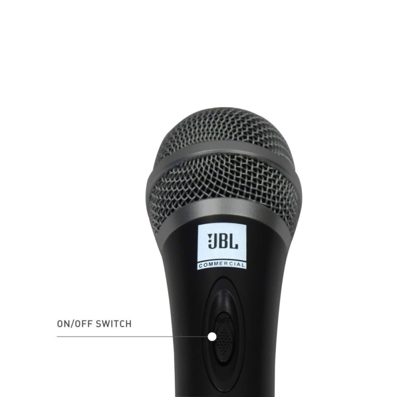 JBL Handheld Dynamic Microphone JBLCSHM10 Supercardioid XLR Output Black