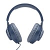 JBL Wired Over Ear Gaming Headphones JBLQUANTUM100BLU 40mm Drivers Detachable Mic Blue