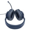 JBL Wired Over Ear Gaming Headphones JBLQUANTUM100BLU 40mm Drivers Detachable Mic Blue