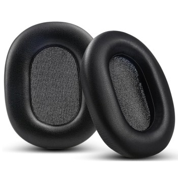 KACA Replacement Earpads for Sony WH-1000XM5 - Black, Thick Memory Foam