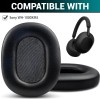 KACA Replacement Earpads for Sony WH-1000XM5 - Black, Thick Memory Foam