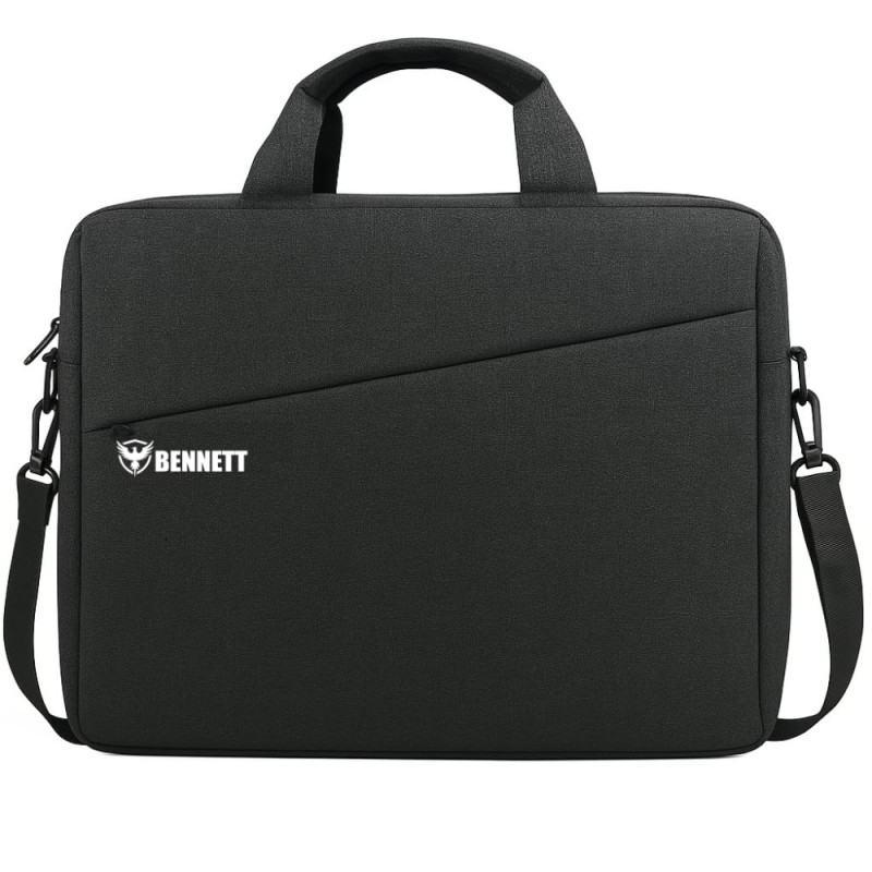 KBBRD Laptop Bag BEN-BC-BLACK 15.6 Inch Water Repellent Black