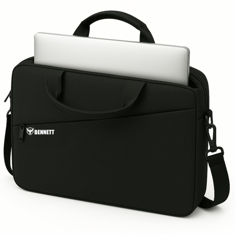 KBBRD Laptop Bag BEN-BC-BLACK 15.6 Inch Water Repellent Black