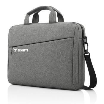 KBBRD Laptop Briefcase Mystic 15.6 Inch Water Repellent Grey