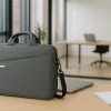 KBBRD Laptop Briefcase Mystic 15.6 Inch Water Repellent Grey