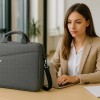 KBBRD Laptop Briefcase Mystic 15.6 Inch Water Repellent Grey