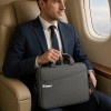 KBBRD Laptop Briefcase Mystic 15.6 Inch Water Repellent Grey
