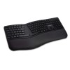 Kensington Ergonomic Wireless Bluetooth Keyboard K75401US Built-in Wrist Rest, Spill-Proof Keys, Quiet Typing Black