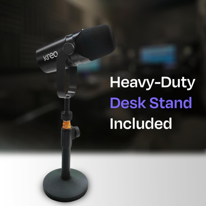 Kreo Dynamic Microphone MYYDCYN XLR/USB Cardioid Pickup Black
