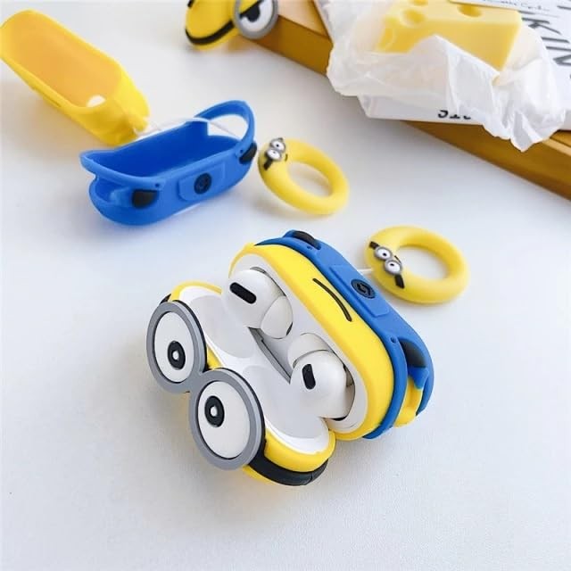 LATALI Airpods Pro Case Cartoon Design 360° Protection Bob