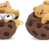 LATALI Silicone Case AP-4-3D-New-24 Shockproof for Airpods 4 Cookie Bear