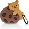 LATALI Silicone Case AP-4-3D-New-24 Shockproof for Airpods 4 Cookie Bear