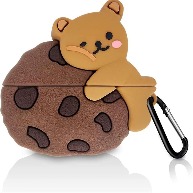 LATALI Silicone Case AP-4-3D-New-24 Shockproof for Airpods 4 Cookie Bear