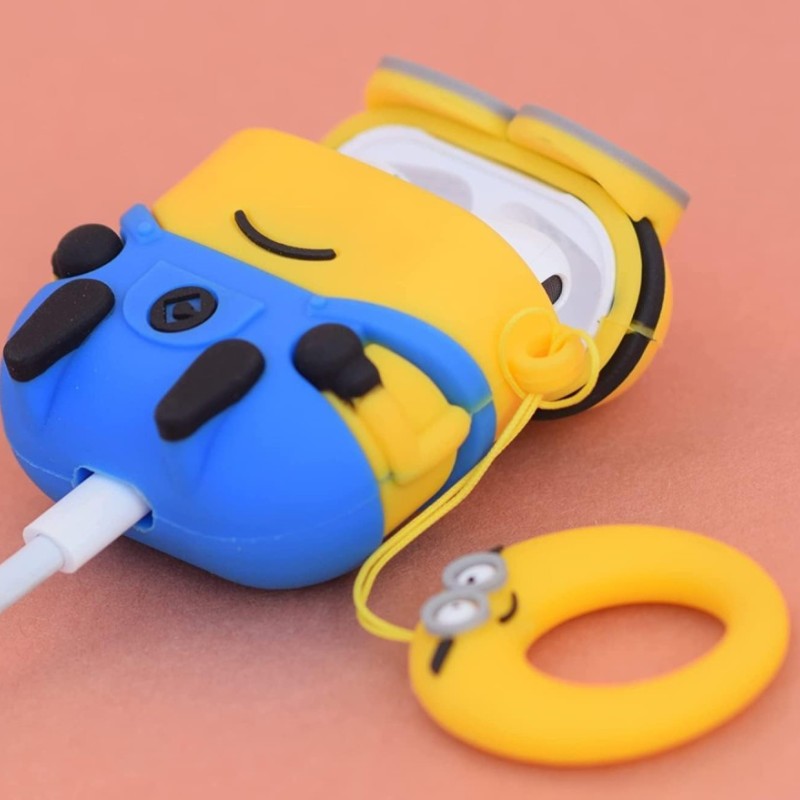 LATALI Silicone Case AP-4-3D-New-24 Shockproof for AirPods 4 (2024) Cute Design B00B