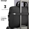 Lenovo Casual Laptop Briefcase T210 (Toploader) 39.62 cm (15.6-inch) Water Repellent Black, Sleek Design, Lightweight, Office Use, Black