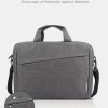 Lenovo Casual Laptop Briefcase T210 (Toploader) 39.62 cm (15.6-inch) Water Repellent Black, Sleek Design, Lightweight, Office Use, Grey