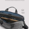 Lenovo Casual Laptop Briefcase T210 (Toploader) 39.62 cm (15.6-inch) Water Repellent Black, Sleek Design, Lightweight, Office Use, Grey