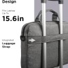 Lenovo Casual Laptop Briefcase T210 (Toploader) 39.62 cm (15.6-inch) Water Repellent Black, Sleek Design, Lightweight, Office Use, Grey
