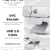 Lenovo FHD Webcam GXC1B34793 1080P 2.1MP Dual Mics Cloud Grey