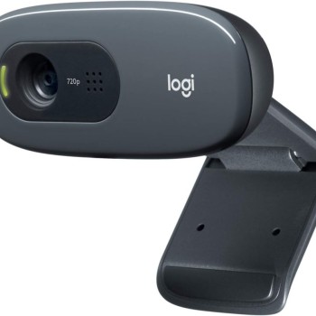 Logitech C270 HD Web Camera 720p/30fps with Noise-Reducing Mic Black