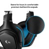 Logitech G Over Ear Headphones G431 50 mm Drivers, DTS X 2.0, Black