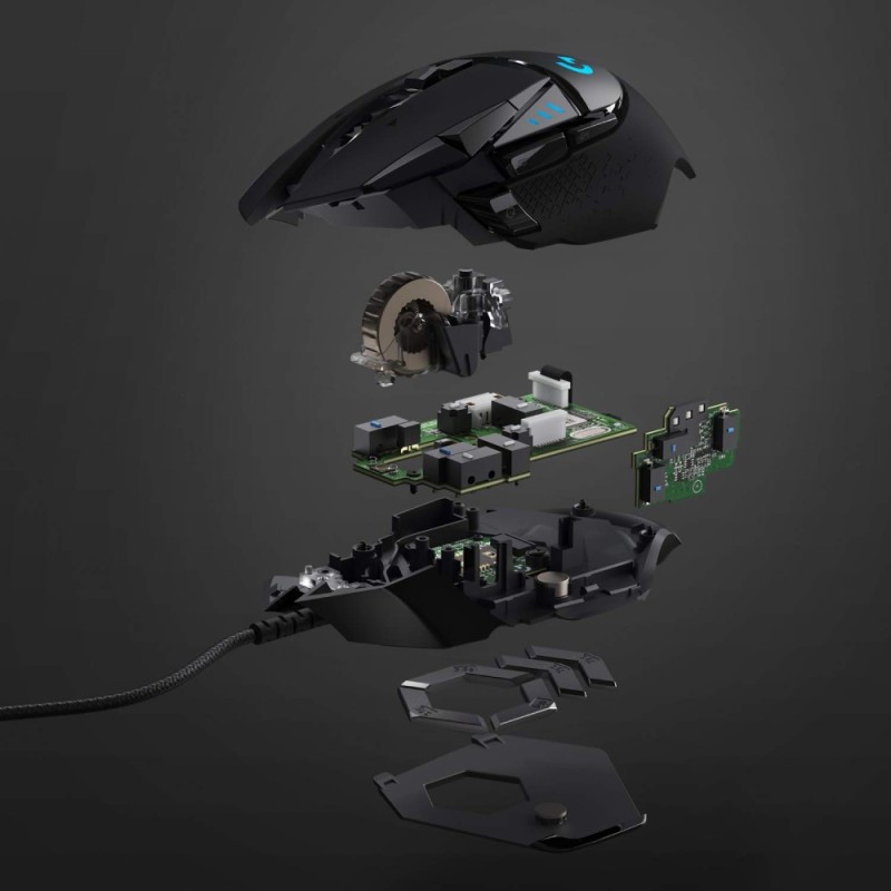 Logitech G Wireless Gaming Mouse G502 25K Sensor RGB Black