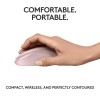Logitech M240 Silent Bluetooth Mouse 4000 DPI Rose