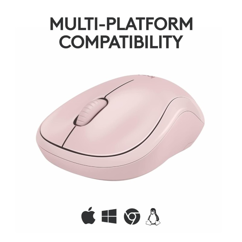 Logitech M240 Silent Bluetooth Mouse 4000 DPI Rose