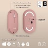 Logitech Pebble Mouse 2 M350s Bluetooth Wireless Mouse 4000 DPI Tonal Rose