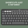 Logitech Wireless Keyboard and Mouse Pebble 2 920-012187 Customisable Bluetooth Graphite
