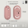 Logitech Wireless Keyboard and Mouse Pebble 2 Combo, Bluetooth, Portable, Tonal Rose