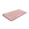 Logitech Wireless Keyboard Pebble Keys 2 K380s Multi-Device Bluetooth Slim Portable Tonal Rose