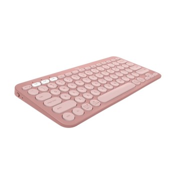 Logitech Wireless Keyboard Pebble Keys 2 K380s Multi-Device Bluetooth Slim Portable Tonal Rose