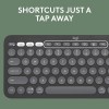 Logitech Wireless Keyboard Pebble Keys 2 K380s Slim Bluetooth Graphite