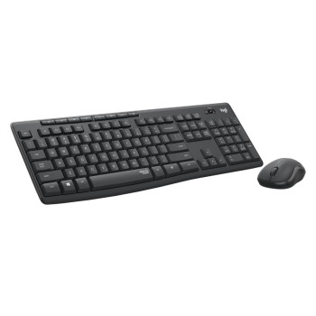 Logitech Wireless Mouse & Keyboard MK295 SilentTouch Technology Graphite