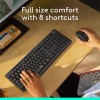 Logitech Wireless Mouse & Keyboard MK295 SilentTouch Technology Graphite