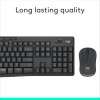 Logitech Wireless Mouse & Keyboard MK295 SilentTouch Technology Graphite