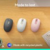 Logitech Wireless Mouse M196 Bluetooth Compact Design White