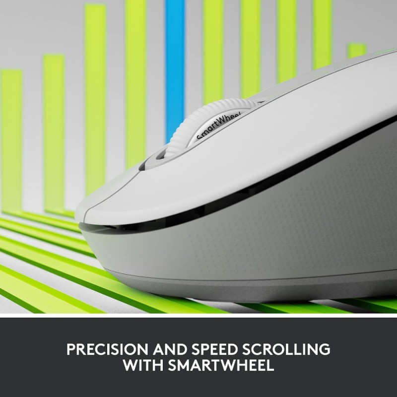 Logitech Wireless Mouse M650 Advanced Optical Tracking Off-White