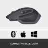 Logitech Wireless Mouse MX Master 2S Dark Grey, 4000 DPI, Bluetooth