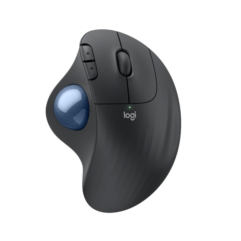 Logitech Wireless Trackball Mouse 45776 Thumb Control, Bluetooth, USB, Black