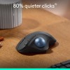 Logitech Wireless Trackball Mouse 45776 Thumb Control, Bluetooth, USB, Black