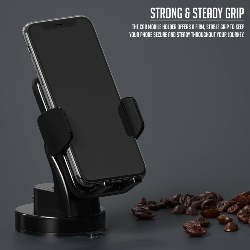LS LAPSTER Car Mobile Holder LS-0172 360° Rotation Black
